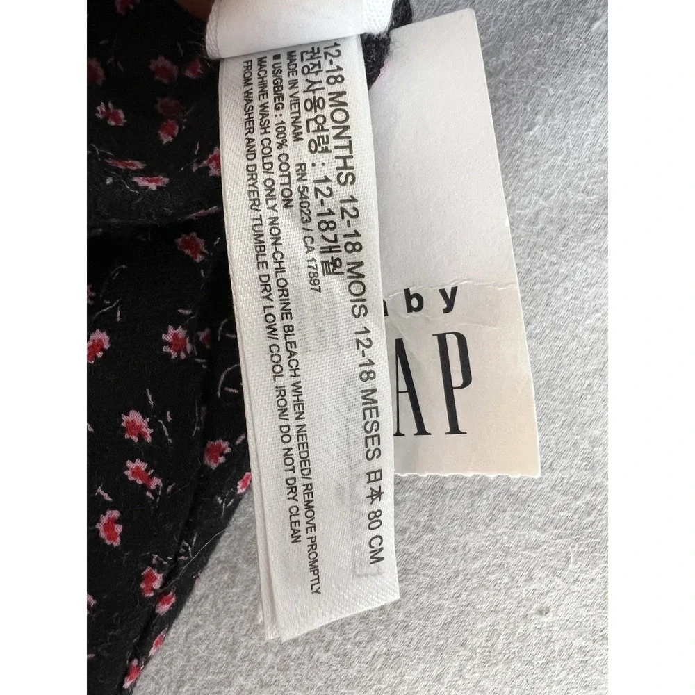 Baby Gap Floral Top Bloomers Headband Outfit Two Piece Set 12-18 Months‎ New